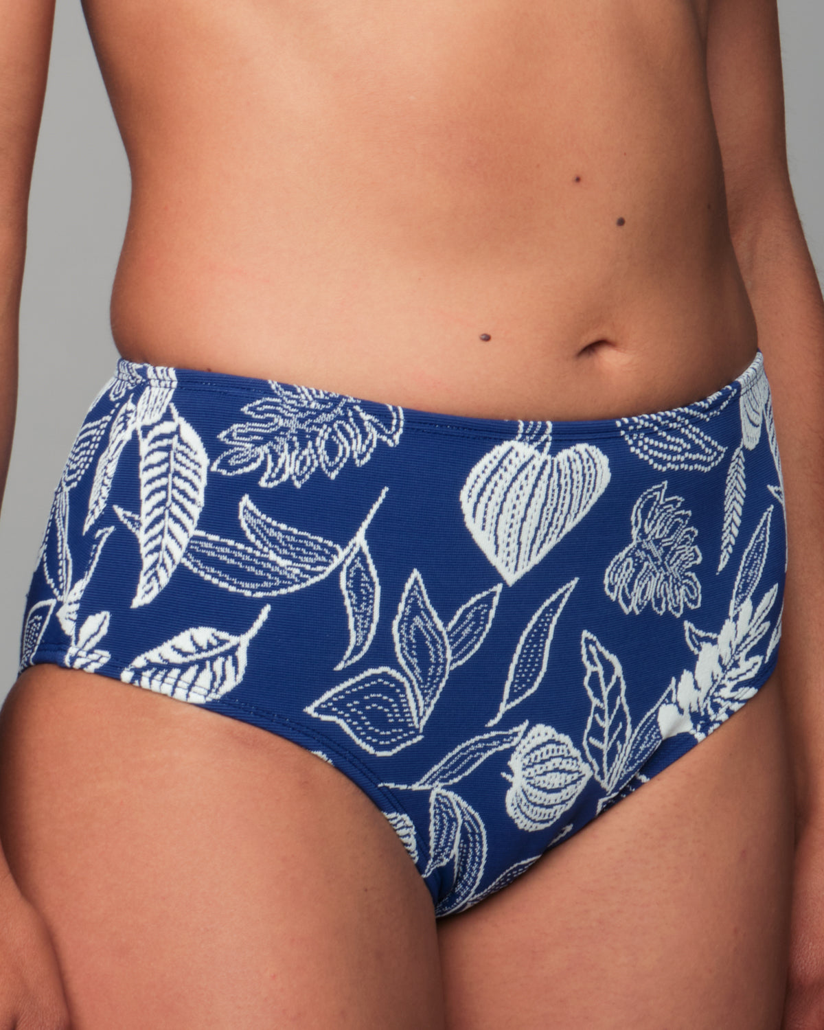  Brasilia High Waist Bikini Bottom - Gaia