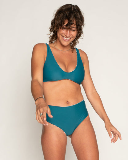 Brasilia Reversible Bikini Bottom - Navy Stripe