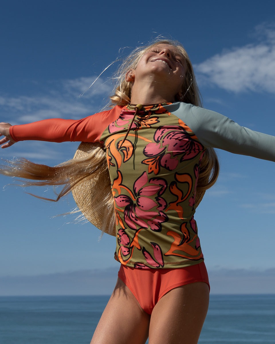  Girls Doheny Rashguard - Freya