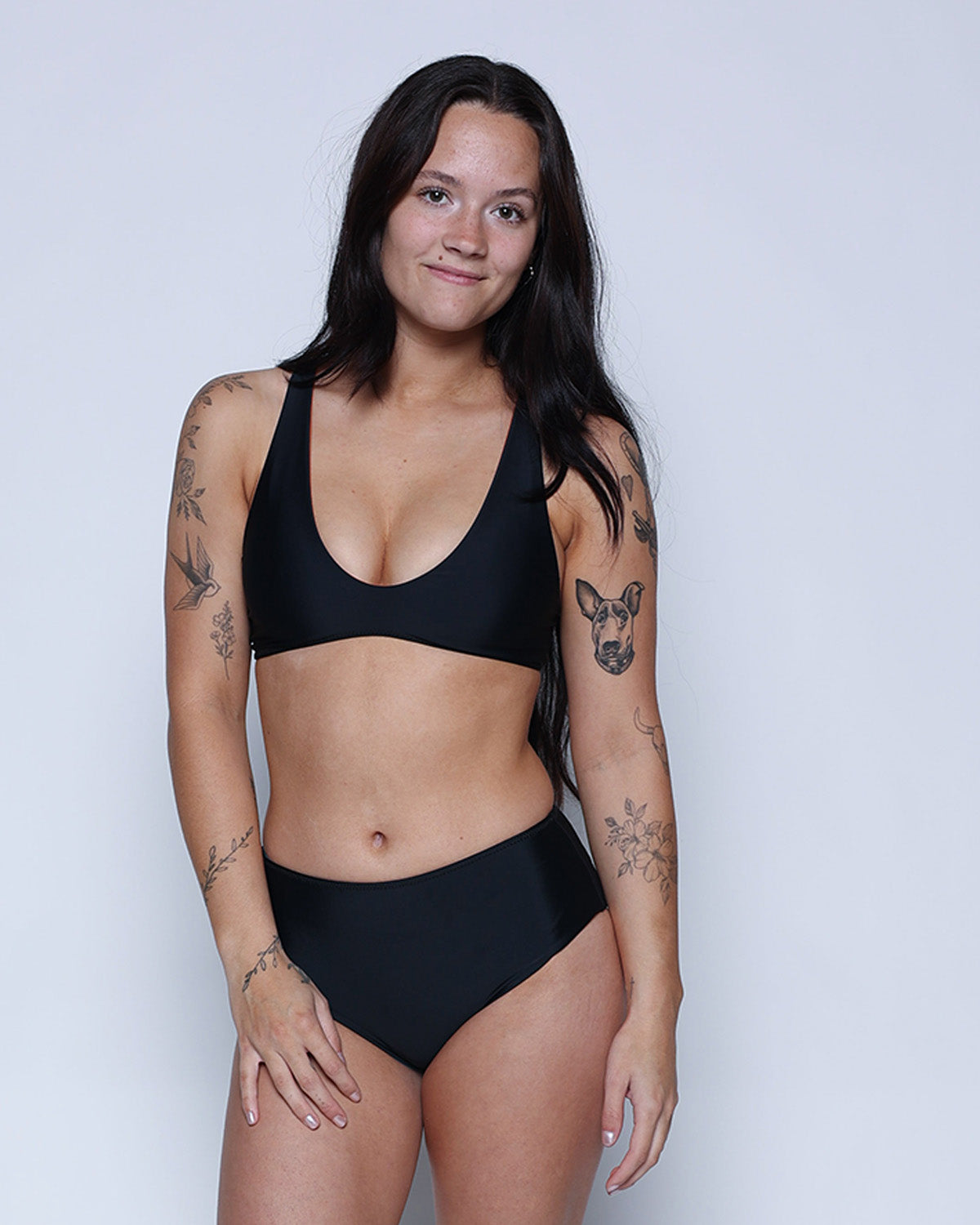  Brasilia High Waist Bikini Bottom - Basilone