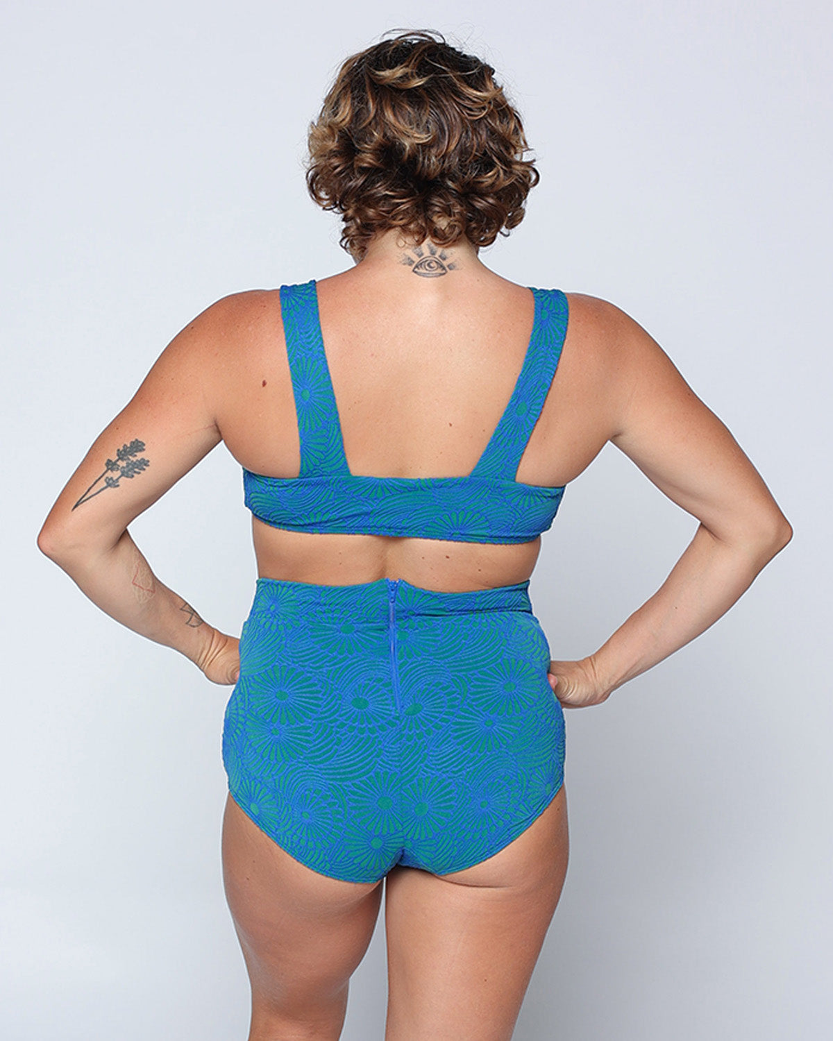  Georgia High Waist Bikini Bottom - Alga