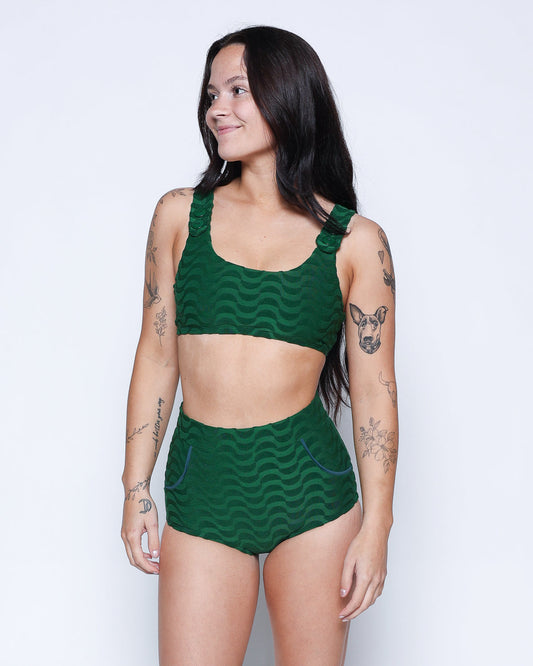  Georgia High Waist Bikini Bottom - Piscis