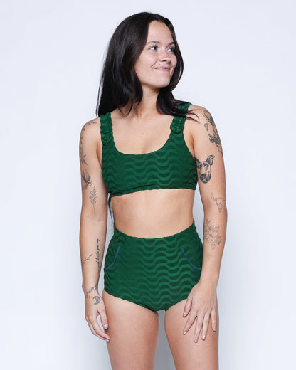  Georgia High Waist Bikini Bottom - Piscis