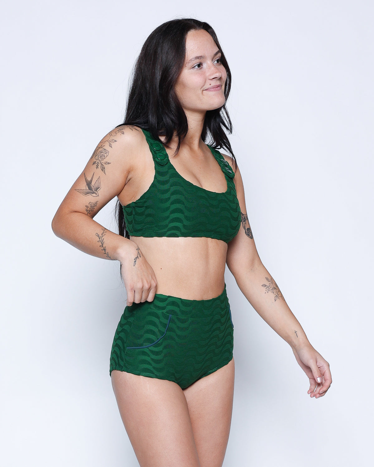  Georgia High Waist Bikini Bottom - Piscis