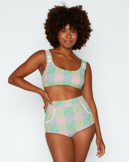  Georgia High Waist Bikini Bottom - Amos