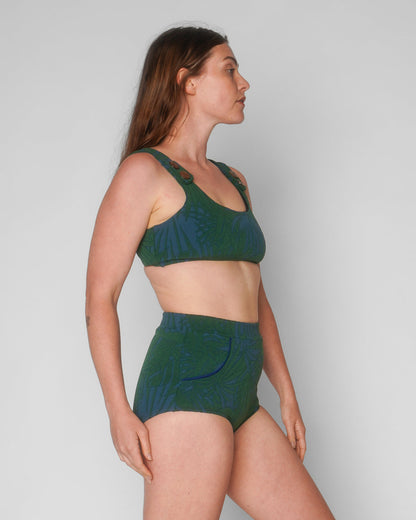  Georgia High Waist Bikini Bottom - Jardim