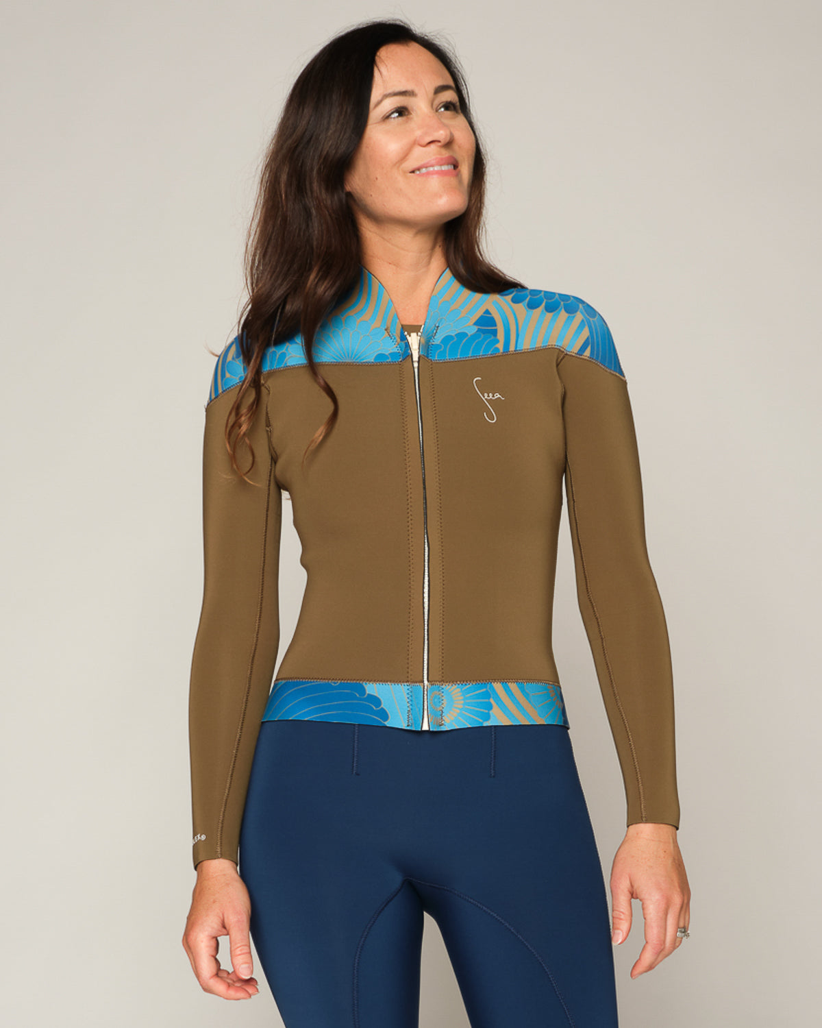  Haze 2mm Yulex Jacket - Seaflower
