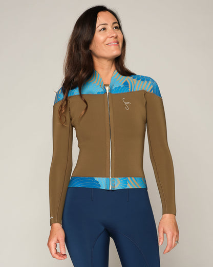  Haze 2mm Yulex Jacket - Seaflower