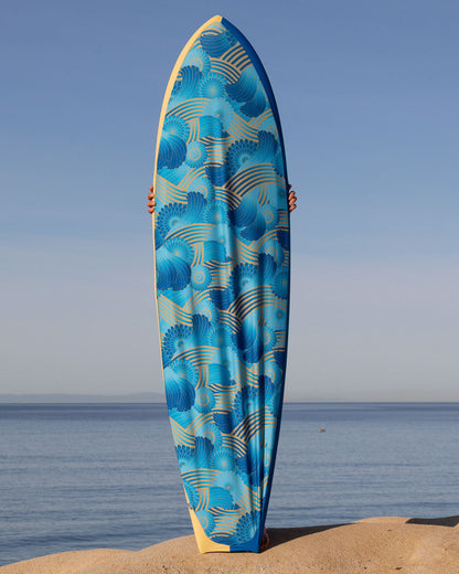 Mid-Length Surfboard Cover - Seaflower