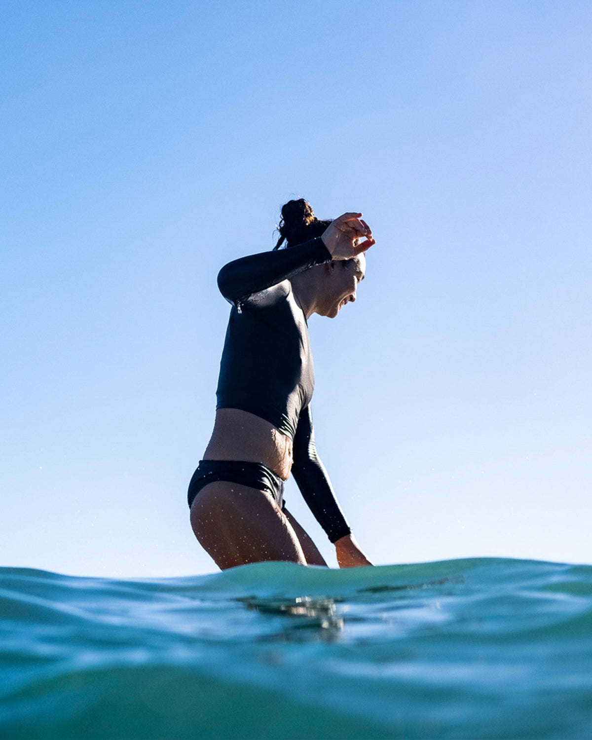  Palomar Crop Top Rashguard - Black