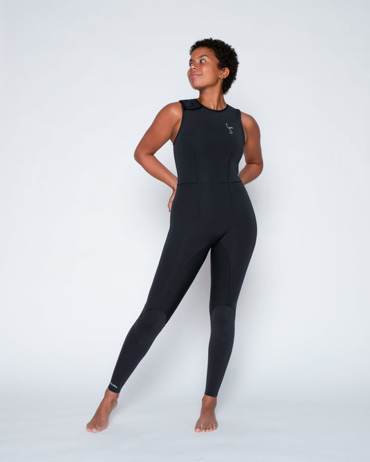  Sydney 2mm Yulex Long Jane - Black