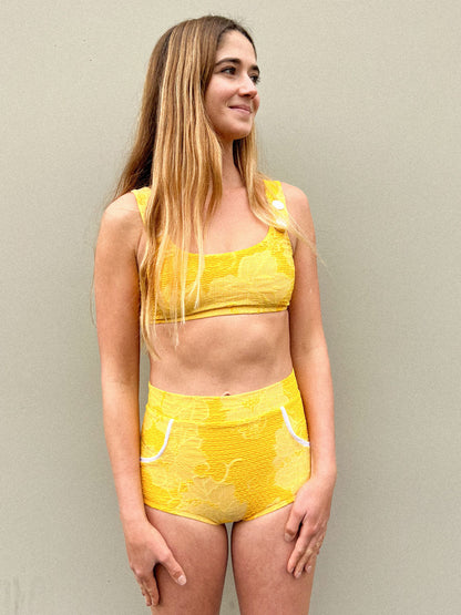  Georgia High Waist Bikini Bottom - Nectar